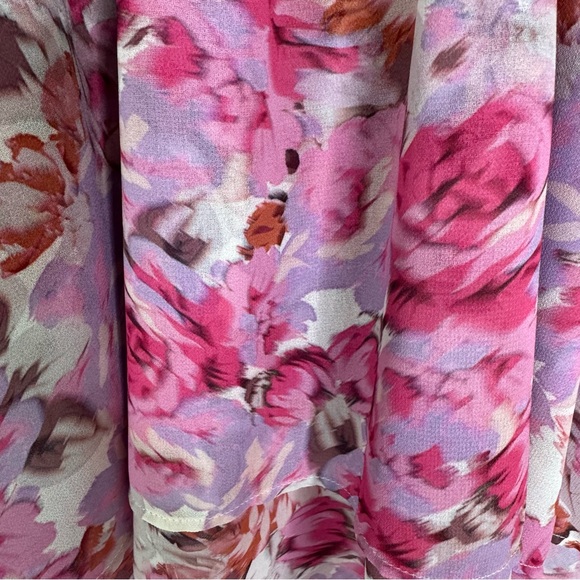 NWT For Love and Lemons Sofia Mini Dress Pink Floral Size XS - Picture 12 of 15